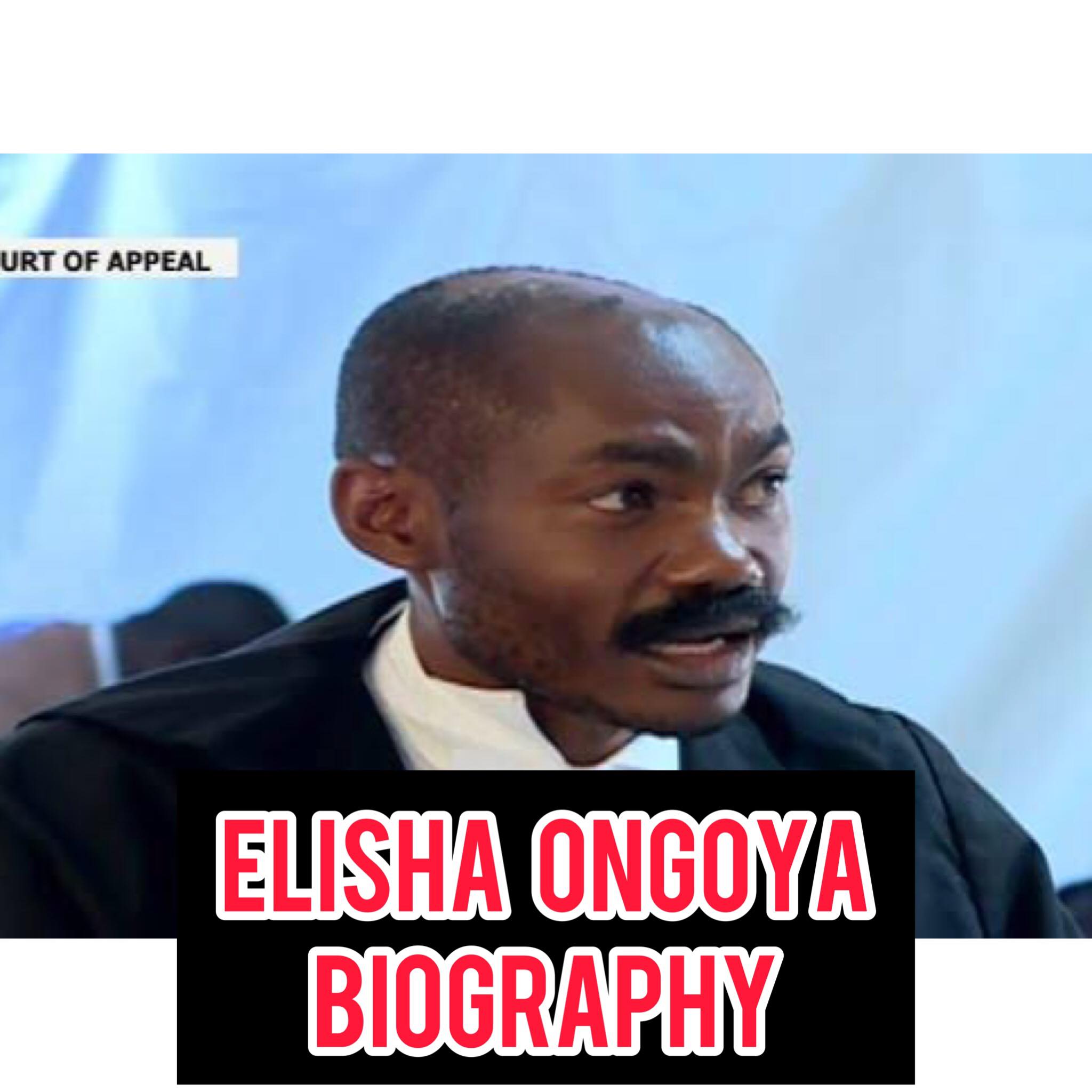 Elisha Ongoya Biography: 10 Unknown Facts About Elisha Ongoya, Age, Career And Nationality