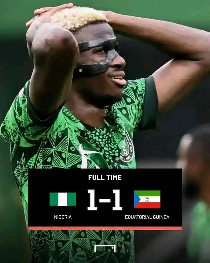 AFCON 2024: Nigeria vs Equatorial Guinea 1-1
